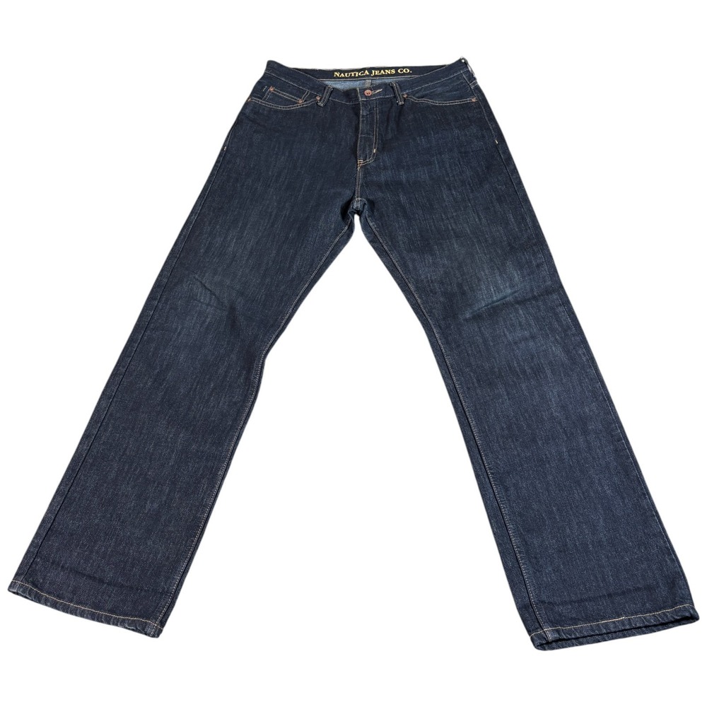 Nautica Jeans Co. Relaxed Fit Jeans Mens 34x32 (35x32.5) Blue Denim Authentic